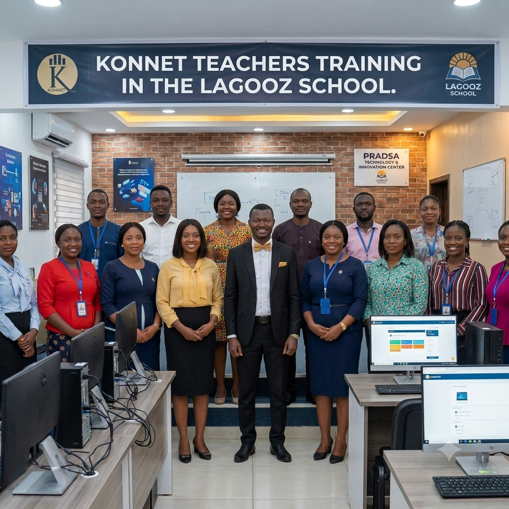Group photograph of teachers at the Konnet Teachers Training held at Lagooz School